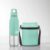 Asian Stainless Steel Lunch Box (700ml) & Insulated Water Bottle (500ml) Combo Gift Set | Leakproof Steel Tiffin & Flask for Kids | BPA Free Back to School Essential Kit (Green)