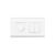 Wipro Northwest (Nowa) Switch Combo of 4M Plate + 1M 6A Switch x2 + 5 Step Fan Regulator, White (Kit 9)