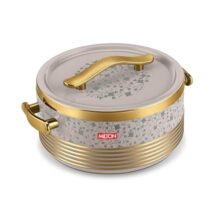 Milton Insignia 2000 Casserole, 1900 ml I ISI Certified I Inside Steel I PU Insulated I Food Grade I BPA Free I 1 Year Warranty I Easy To carry Hot Box for Kitchen, Beige