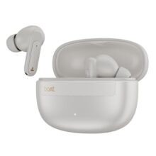 boAt 2026 Launch Airdopes Plus 222 with Immersive Spatial Audio, 60 Hrs Battery, 13mm Drivers, Hearables App Support, Multi Connect, Voice Assistant TWS Earbuds with mic (Ivory White)