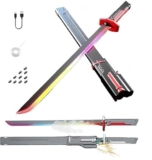 Multicolor Light-Up Toy Sword For Kids With Mist Spray Effect | Led Gradient Lighting | Rechargeable Role-Play Action Toy For Boys & Girls (Red-Flame-Sword)