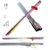 Multicolor Light-Up Toy Sword For Kids With Mist Spray Effect | Led Gradient Lighting | Rechargeable Role-Play Action Toy For Boys & Girls (Red-Flame-Sword)