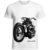 Police Men’s Graphic Print T-Shirt | Super Combed Cotton Rich Fabric | Round Neck Half Sleeve Casual Tee | Regular Fit | White (in, Numeric, 40, Regular)