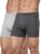 Levi’s Men’s Cotton BOXER BRIEF (Pack of 2) (PR8258BB_Lt G mel Dk G mel_M_Lt. Grey Melange,Dk. Grey Melange_M)