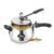 Milton Pro Cook Induction Cookware & Gas Stove Friendly Triply Stainless Steel Curve Pressure Cooker with Inner Lid 5 Litre | Gasket Release System | Hot Plate & Flame Safe | 5 Year Warranty | Silver