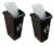 Cello Plastic Garbage Swing-Lid Dustbin 48 Ltr, Grey/Grey (Combo)