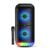 FRONTECH Solo Multimedia Wireless Trolley Speaker – 22W Output, Bluetooth 5.0, LED Display, Disco Light, Wheels, Handle – (SW-0178, Black)