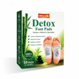 DEALZO Bamboo Detox Foot Pads | Overnight Foot Care Patches | Natural Foot Patch for Men & Women | 10 Pads (5 Pairs)