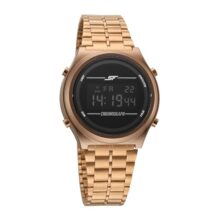 Sonata SF Cirqle Quartz Black Colour Round Dial Men’s Digital Watch | Stainless Steel Strap Material | Water Resistant Watch – 77162PM04W