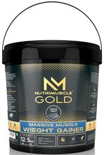 Nutrimuscle Massive Gold Weight Gainer – 12 Lbs – 5.44 Kgs – Choco Treat