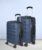Nasher Miles Rome Hard-Sided Luggage Set Of 2 Navy Blue Trolley/Travel/Tourist Bags (55 & 65 Cm) Expandable  Check-In Suitcase 8 Wheels – 24 Inch