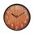 Amazon Brand- Solimo 12-Inch Analog Wall Clock – Charcoal Black Design, Embossed Frame with 3D Numbers, Silent Movement