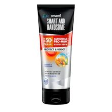 Smart And Handsome Sunshield Promaxx Sunscreen, Spf 50+ Pa+++, Protect & Reboot, 50g, Sea Buckthorn Extract + Helioedge5™ Technology, Zero White Cast, Dermatologically Tested, Suitable For All Skin Types