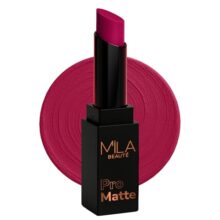 Mila Beauté Pro Matte Lipstick | Highly Pigmented & Long lasting | Semi Matte Finish | Light Weight Lipstick | Single Swipe Application | Luxurious Lip Color | Shade -(Anarkali, 4.2g)