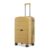 Provogue Cascade Hard-Sided PP 75 Cm Trolley Bag Large Size | Expandable Space with 8 Wheels Trolley Bags for Travel | Combination Lock | 5 Year Warranty (Golden Yellow)