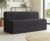 uberlyfe 3 Seater 5×6 Feet Foldable Sofa Cum Bed | Sofa cumbeds with Queen Size Mattress | 15-Inch Sofa Height | Breathable Dark Grey Jute Fabric | 1 Year Warranty