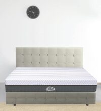 Centuary Mattresses Sleepables 6-Inch Double Size with Active Edge Support Antimicrobial Foam Rolled & Vaccumed Inner Spring Mattress (75x48x6)