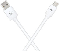 Flipkart SmartBuy Micro USB Cable 2 A 1 m Original Smart Watch Magnetic Charging 0.6 m Charger(Compatible with Mobile, Power Bank, Tablet, Laptop, White, One Cable, USB Type A To Micro USB)