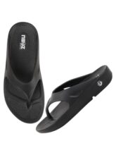 URJO Nero Flip-Flops-6 Uk (Men_Classic), Black