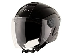 Vega Aster Dx Open Face Helmet Black, Size:L(59-60 Cm) – Motorcycling