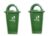 Cello Dome Dustbin 110 Ltr (Green/Green)