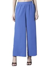 oxolloxo Smart Green Straight Flare Women Pant