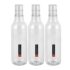 MILTON Square Premium Containers for Kitchen Storage Set of 6 (1100 ml each) Food Grade, BPA Free I Stackable, Transparent I Durable, Multi-purpose, Space Saving, Black