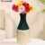 Pure Source India Porcelain Flower Vase (8 Inch) (Green) (Without Flower)