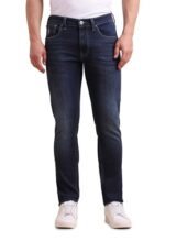 U.S. POLO ASSN. Denim Jeans for Men – Slim Tapered Fit, Mens Jeans for Office & Regular Wear – 38, Blue