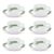 Larah by BOROSIL Crescent Opalware Cup and Saucer Set of 12 pcs | Tea/Coffee Cups 140 ml | Microwave & Dishwasher Safe | Bone-Ash Free | Crockery Set Ideal for Daily Use & Gifting, White