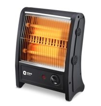 Orient Electric Quartz Room Heater | 800 W Low Power Consumption | Tip-over Protection | 2 Heating Rods for Quick Heating | Cool Touch Body | 1 Year Warranty, Black