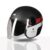 TVS Silk Route Helmet for Men & Women | Vintage Open Face Helmet with Clear Visor | ISI & DOT Certified | ABS Shell | EPS Liner | Retro Stylish for City & Highway Riding (Black Red/M)