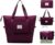 Travel Bags 41 Liter Expandable for Women,Duffle Bags with Wheels and Handle for Women Luggage,Foldable Vanity Traveling Companion Hand Bag for Ladies Personal Items Large Weekend (Wine)