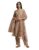 Amazon Brand – Myx Women’s Kurta Pant Set with Embroidered Organza Dupatta | Viscose,Rayon (AW24-MYX-SKD-VN-08_Golden Beige_L)