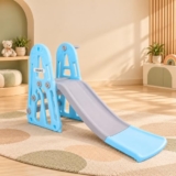 Amazon Brand – Solimo Garden Slide | 2+ Years Blue Grey
