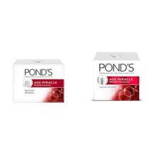 Pond’S Age Miracle Wrinkle Corrector Spf 18 Pa++ Day Cream 50 G And Pond’S Age Miracle Wrinkle Corrector Day Cream Spf 18 Pa++ 20G
