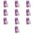 PHILIPS 4W LED Clear Candle Bulb | Warm White 3000K | E14 Base | Energy Efficient Decorative LED Light | Clear Lens Design | Pack of 10