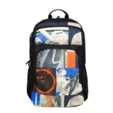 F Gear Akira Black 26L Backpack, 3 Spacious Compartments, 3 Pockets and 1 Hidden Pocket|Anti theft Backpack|Airflow Padded Back Panel|Lightweight & Durable|Ideal for Office, Daily Use & Travel