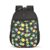 Lavie Sport Lime 26L Floral Printed School Backpack For Girls (Black)