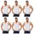 Amul Comfy Men’s Vest | 100% Cotton Single Jersey Fabric | U Neck Sleeveless Innerwear | Ultra Soft Hand Feel | Seamless Body | Superior Comfort | Color may vary | (Pack of 6)