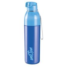 Milton Water Bottle Steel Convey 900 Pu Insulated, Inner Stainless Steel Bottle, 630 Ml, Leak Proof, Bpa Free, Ideal For Home, Office, Gym, Travelling, Blue