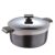 BERGNER Gastro Non Stick Casserole/Briyani Pot/Handi with Glass Lid 28Cm, Induction Base, Thickness 4.1Mm, Brown, Gas Ready, 1 Liters