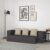 Amazon Brand – Solimo Casaan 3 Seater Foldable Sofa Cum Bed (PU Foam with Fabric, Dark Grey, 75x48x10 inches)