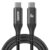 AGARO USB-C to Type-C Fast Charging Cable 60W PD, 3A USB-C Charging & 480Mbps Data Sync, Durable Nylon Braided, 1.2M, Compatible with Laptop, smartphone, tablets, smart watch, earpods & more