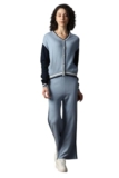 High Star Women Knitted Acrylic Relaxed Fit High- Rise V Neck Long Sleeve Co-Ord
