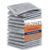 TEKCOOL (25 Pack) Non-Scratch Dish Wash Cloth, Steel Wire Dish Cloth, Wire Dishwashing Rags Stainless Steel Scrubber Non-Scratch Wire Dishcloth for Washing Dishes Sinks Counters