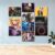 ATEVON Naruto Wall Poster Set – Pack of 10 A4 Size 12×8 Inch Thick Prints for Anime Room Decor | Featuring Naruto Uzumaki, Sasuke Uchiha & More