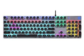 Hp Gk400Y Mechanical Gaming Keyboard/Light Sync Backlit/Auto-Sleep Mode/Rgb Colour/Full-Size Mechanical Keyboard