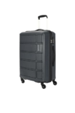 Kamiliant American Tourister Harrier|Trolley Bag Check-In Medium Size (68 Cms) For Travel| Hard Case Polypropylene (Pp) Suitcase|360° 4-Wheel Spinner Luggage Trolley|Combination Lock|Iron Grey
