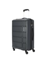 Kamiliant American Tourister Harrier|Trolley Bag Check-In Medium Size (68 Cms) For Travel| Hard Case Polypropylene (Pp) Suitcase|360° 4-Wheel Spinner Luggage Trolley|Combination Lock|Iron Grey